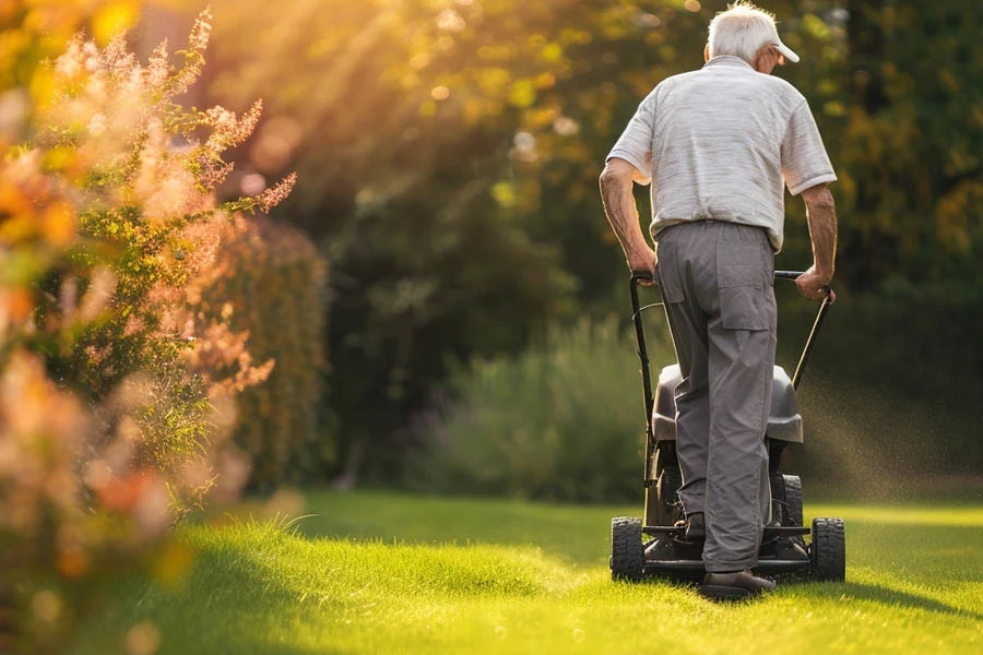 electric walk behind lawn mowers